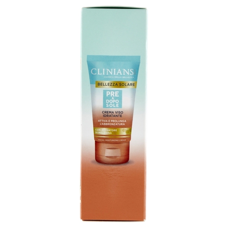 Clinians Bellezza Solare Pre & Dopo Sole Crema Viso Idratante 50 mL